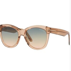 Tom Ford Gradient Sunglasses with Brown and Green Tint